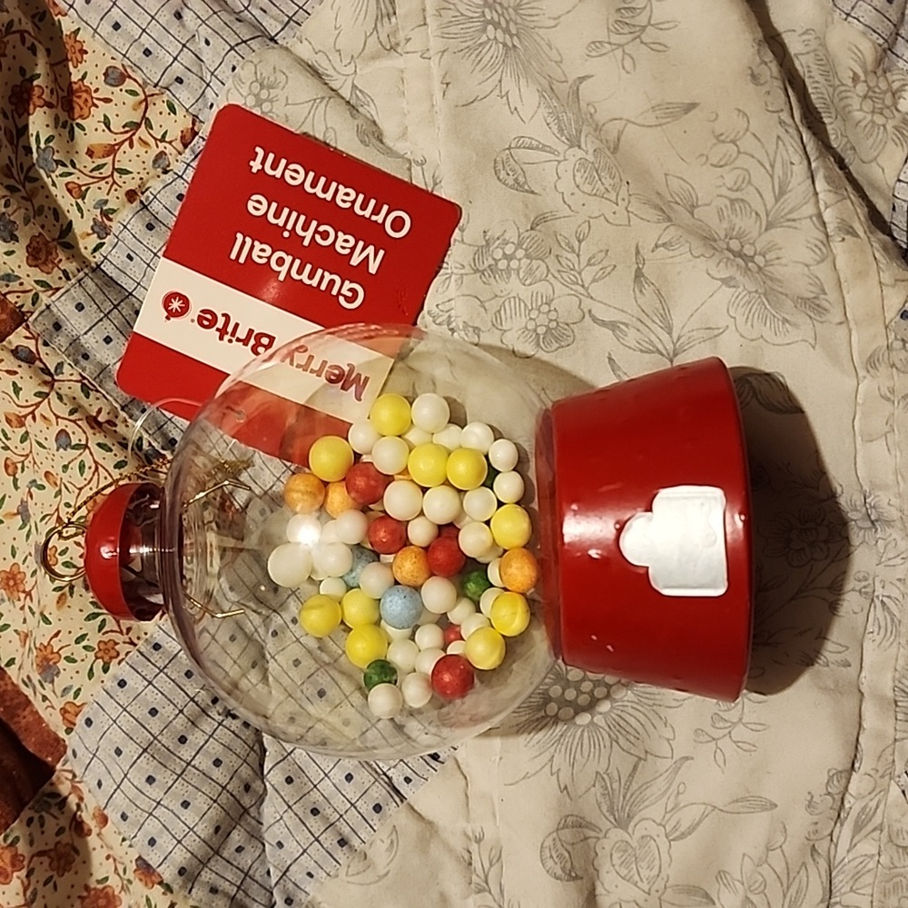 Merry Brite Gumball Machine Ornament